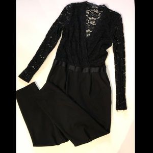 Black lace jumpsuit